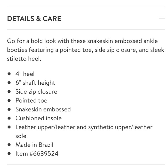 Schutz Bette snakeskin embossed booties - Picture 4 of 4